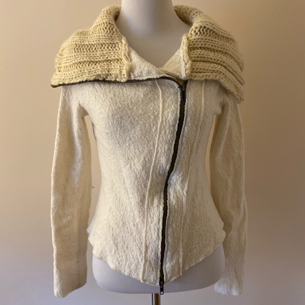 Warm jacket sweater